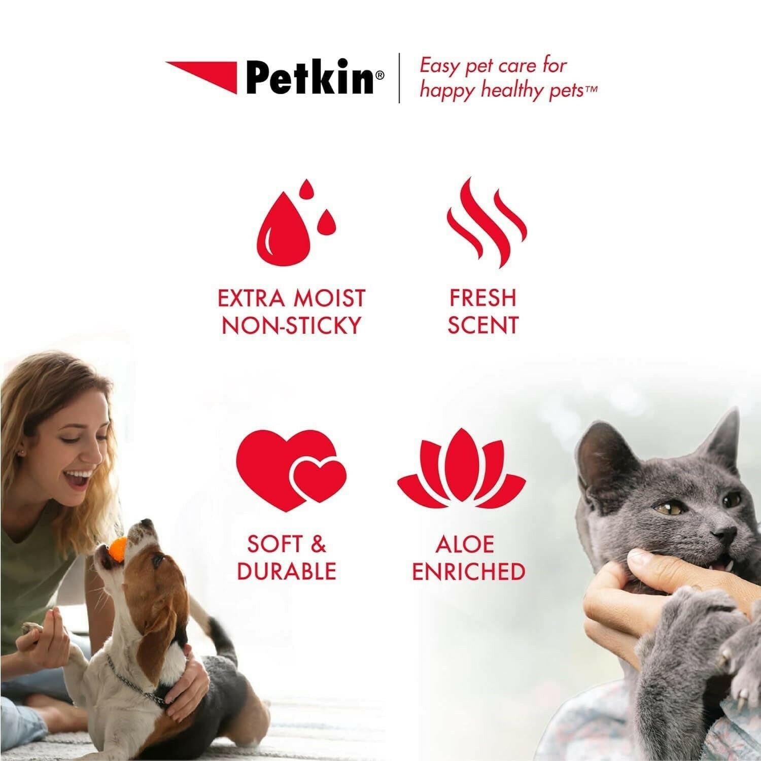 Pet Wipes for Dogs and Cats.