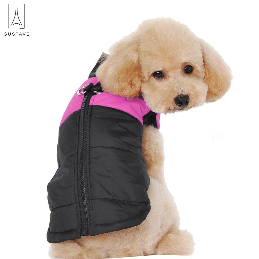 Waterproof Warm Dog Coat for Winter Pet Vest Jacket Clothes for Large Dogs (66Lb-110Lb) "7Xl,Pink"