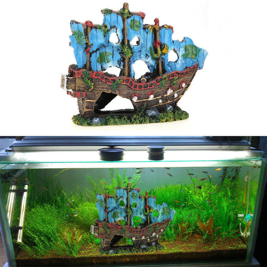 Aquarium landscaping resin rockery