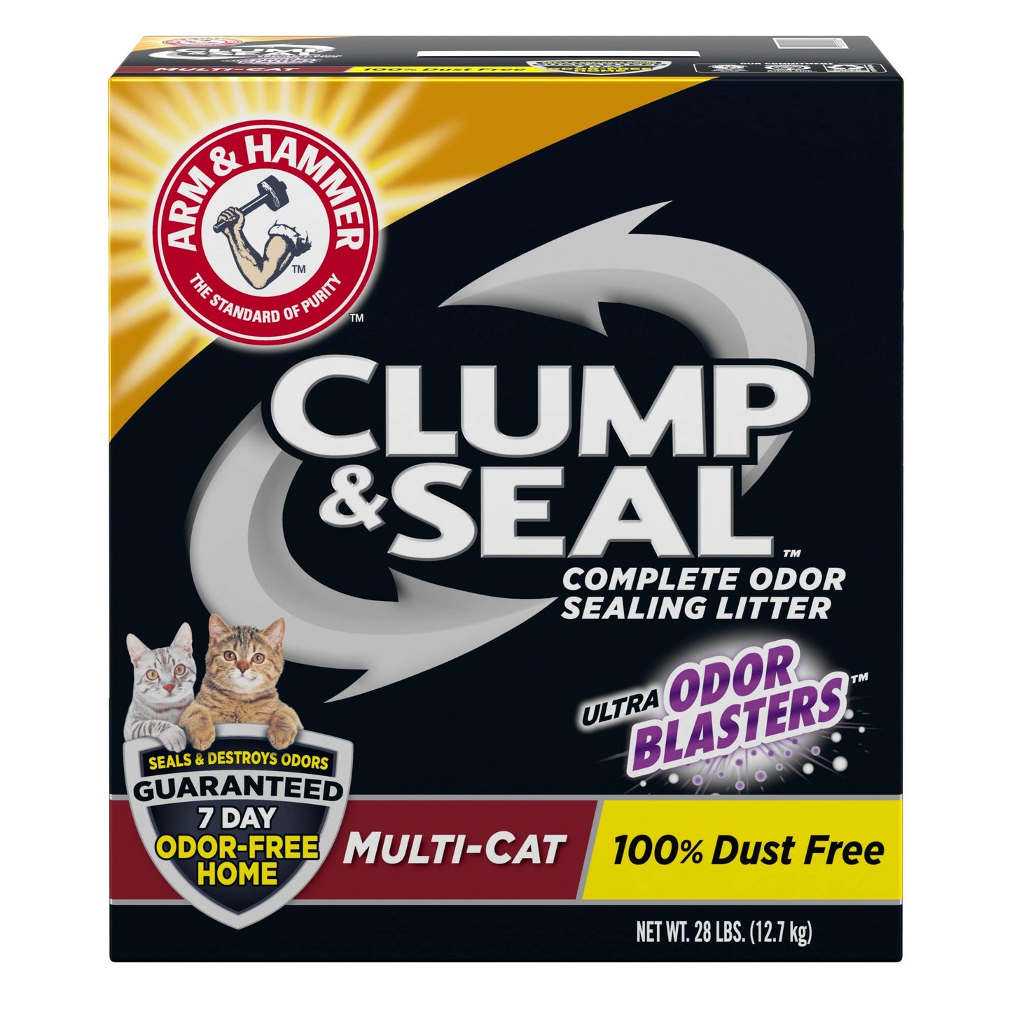 Multi-Cat Complete Odor Sealing Clay Clumping Cat Litter, 28 Lb