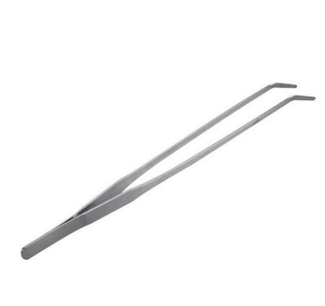 Curved Aquarium Tweezers - Stainless Steel.