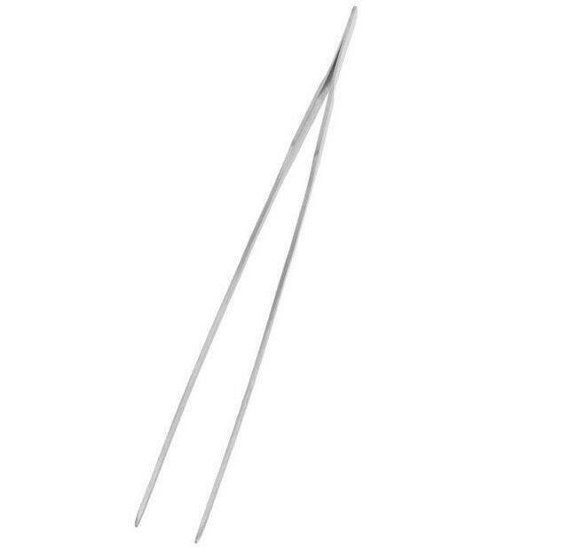 Curved Aquarium Tweezers - Stainless Steel.