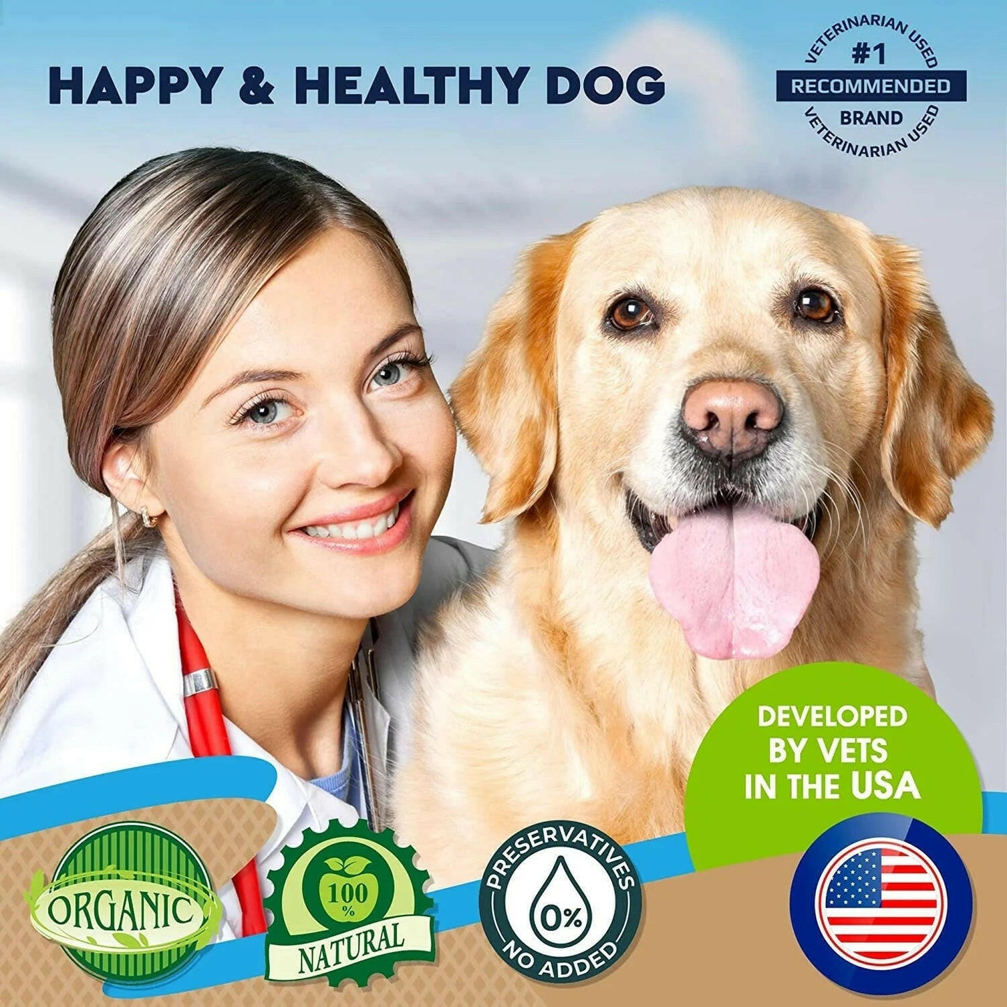 Dewormer for Dogs & Cats - Made in USA.