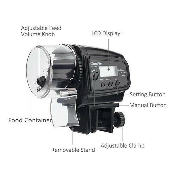 Digital Automatic Aquarium Fish Feeder.