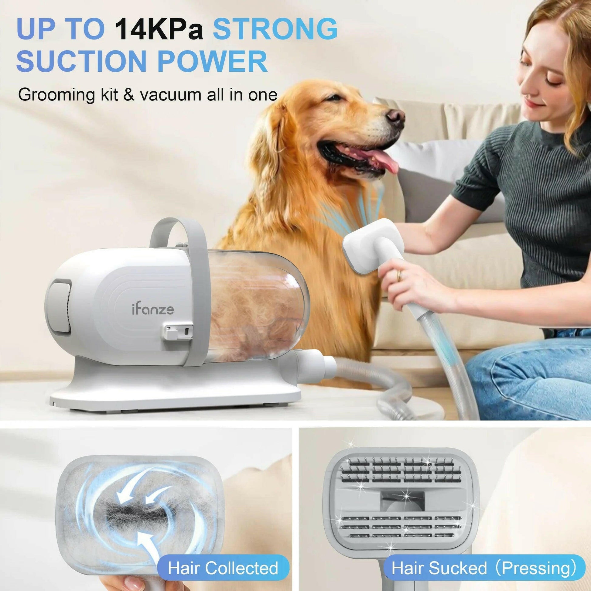 Dog Grooming Kit & Vacuum.