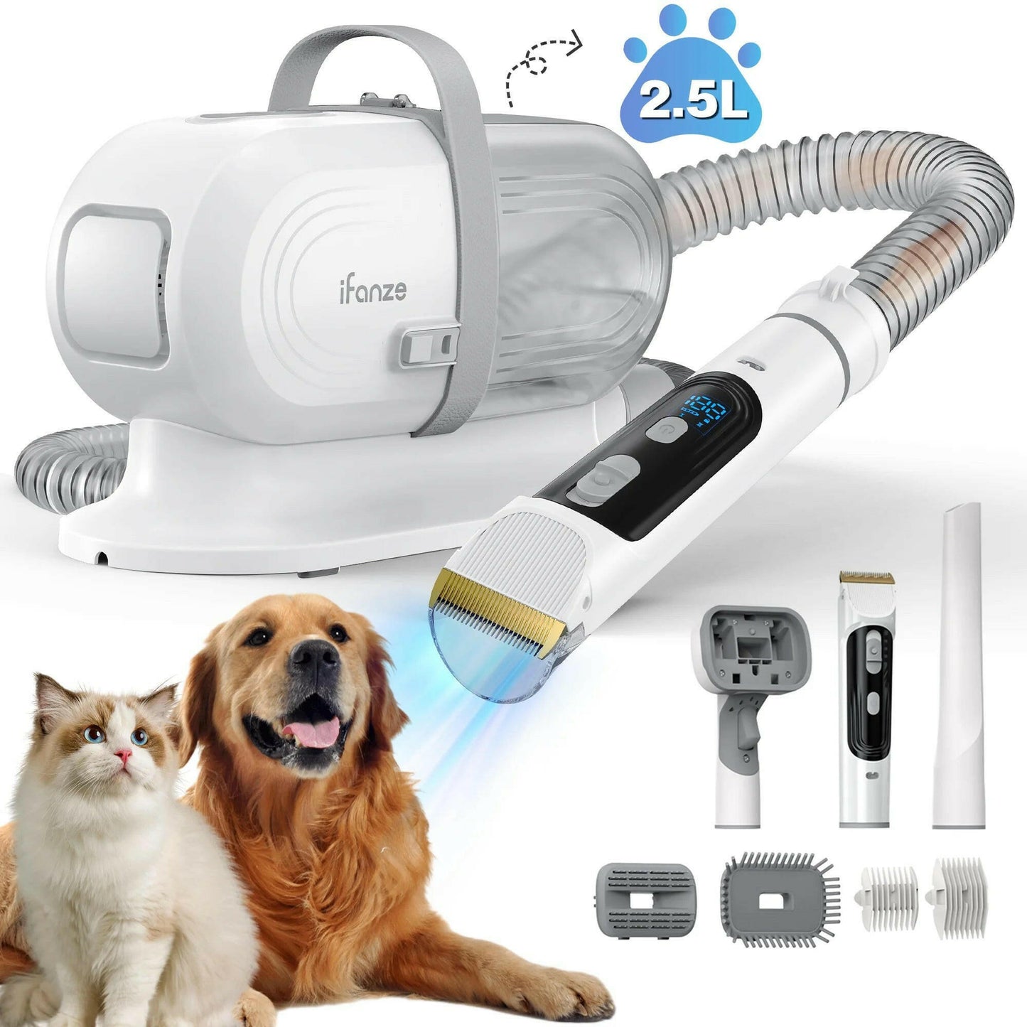 Dog Grooming Kit & Vacuum.