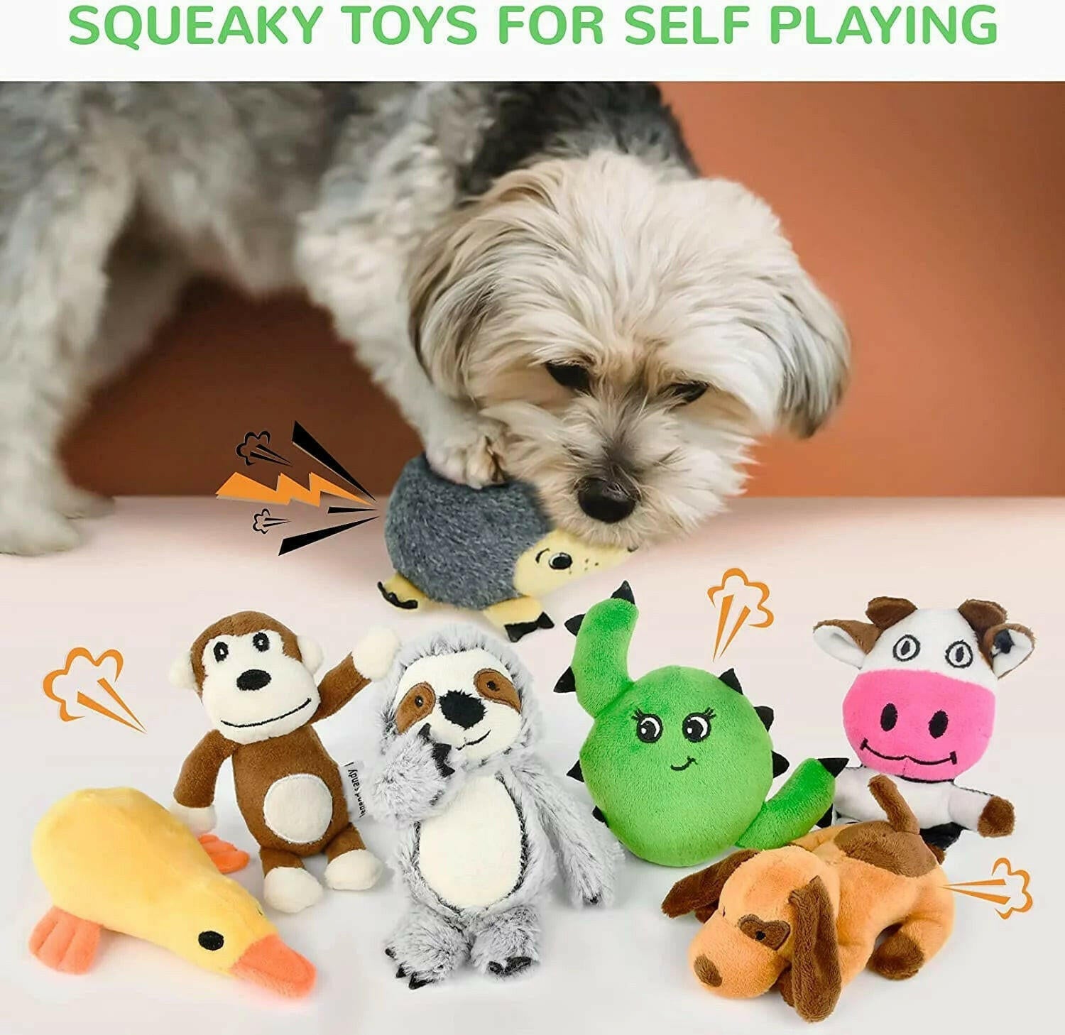 Dog Squeaky Toys for Small Dogs.