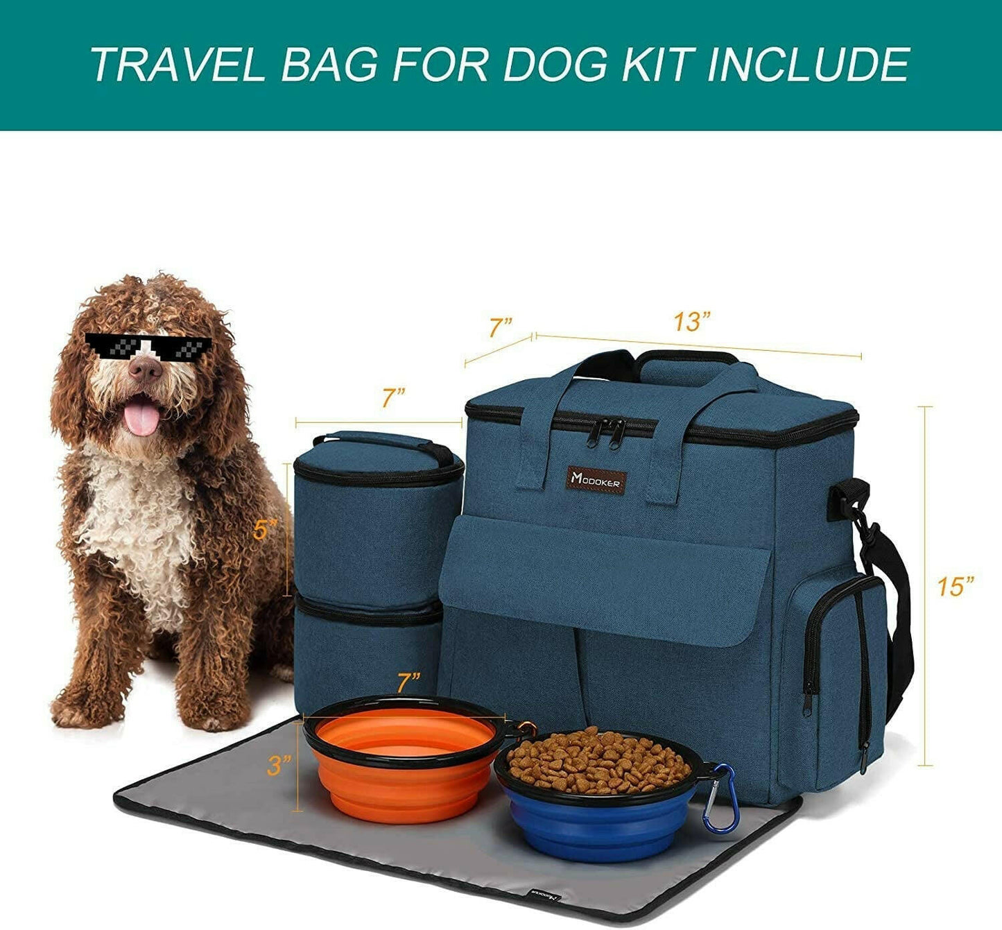 Dog Travel Bag Dog Travel Kit.