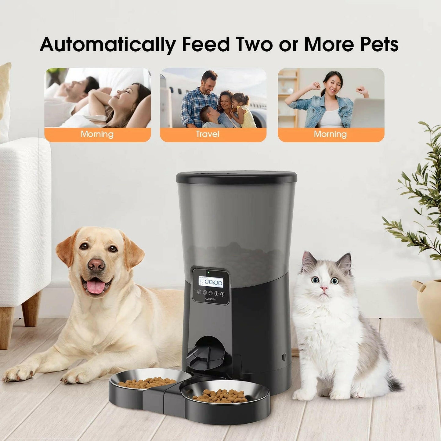 Pet Food Dispenser.