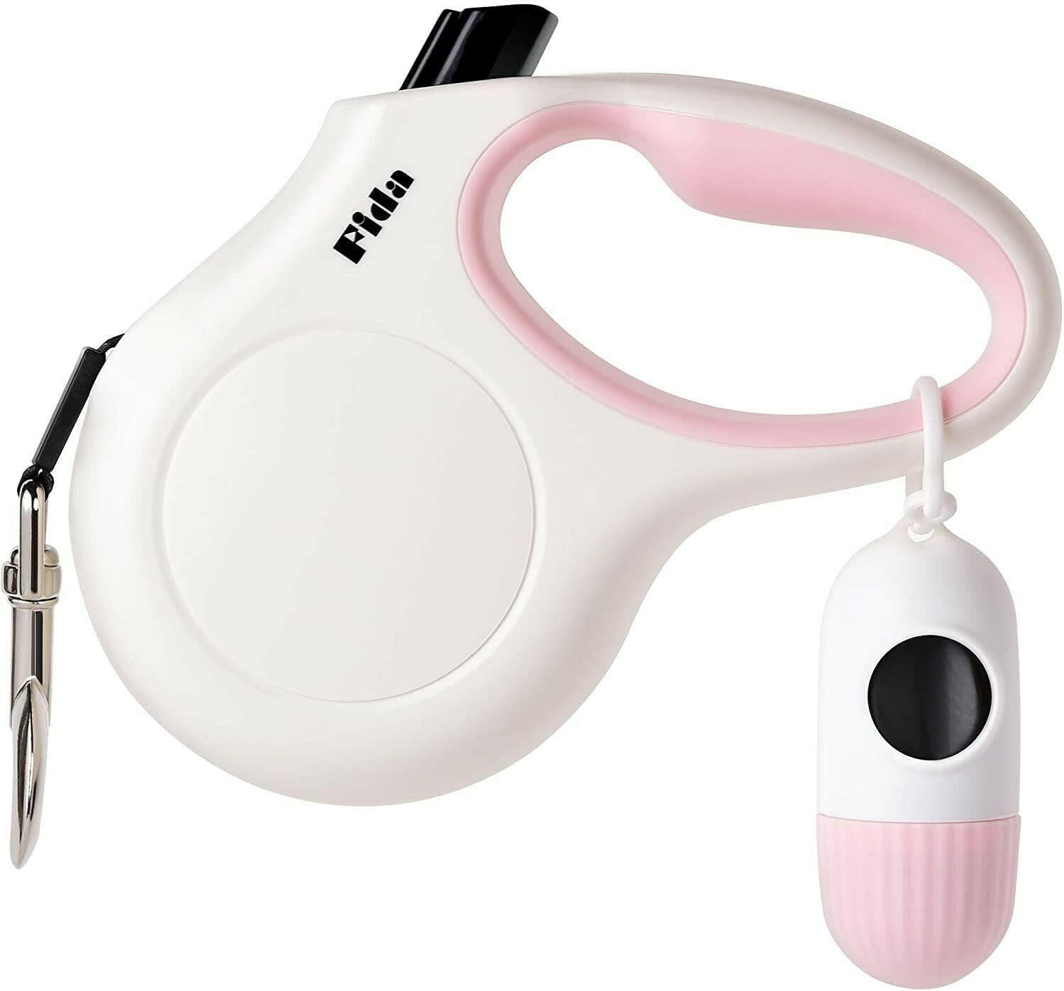 Retractable Dog Leash with Dispenser and Poop Bags.