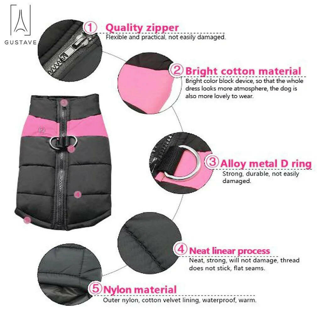 Waterproof Warm Dog Coat.